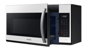 Bespoke Smart 1.9 cu. ft. Over-the-Range Microwave with Sensor Cook in White Glass (3)