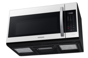 Bespoke Smart 1.9 cu. ft. Over-the-Range Microwave with Sensor Cook in White Glass (4)