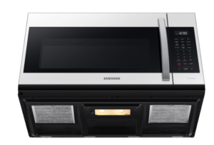 Bespoke Smart 1.9 cu. ft. Over-the-Range Microwave with Sensor Cook in White Glass (6)