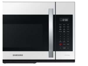 Bespoke Smart 1.9 cu. ft. Over-the-Range Microwave with Sensor Cook in White Glass (7)